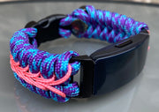 Paracord watch band personalized to replace bands for Fitbit Inspire, Fitbit Luxe, and Fitbit Alta (watch not included)